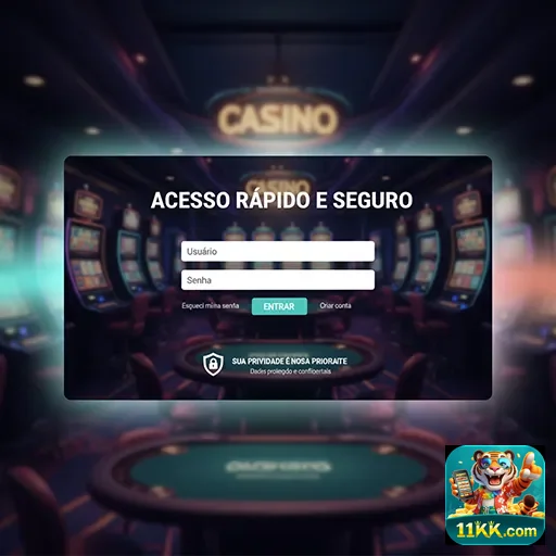 Interface intuitiva para facilitar seu jogo - 11kk